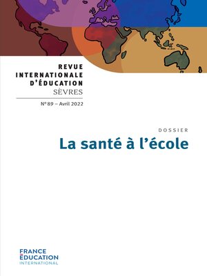 cover image of La santé à l'école, Revue 89
